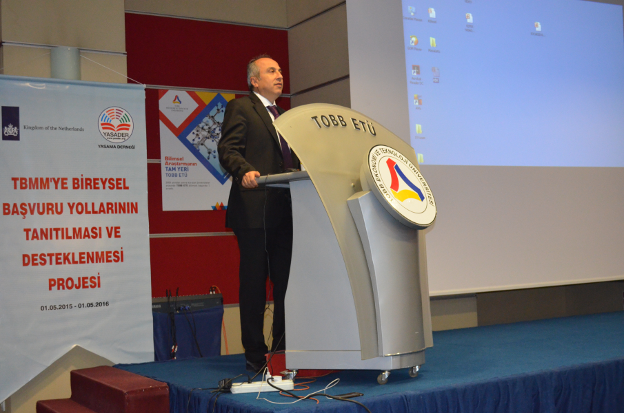 TBMM’ye Bireysel Başvuru Yollarının Tanıtılması ve Desteklenmesi Projesi – Ankara Programı